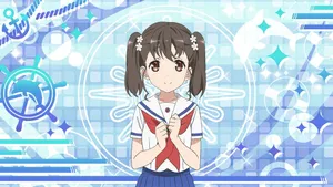 High School Fleet Rin Shiretoko Anime Character Wallpaper