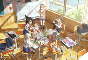 High School Fleet Students Planning Session Wallpaper