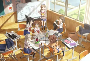 High School Fleet Students Planning Session Wallpaper