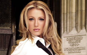 High School Uniform Blake Lively Wallpaper