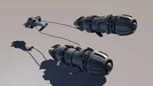 High-speed Podracing Action Wallpaper