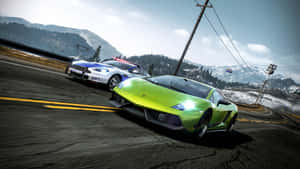 High Speed Racing Duel Wallpaper