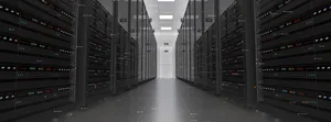 High-tech Data Center Room Wallpaper