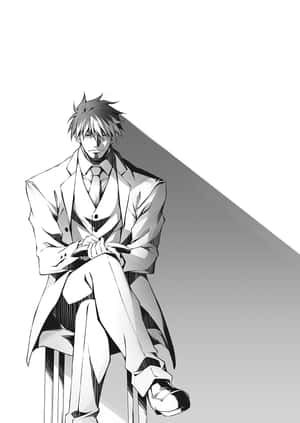 Highschool Dx D Azazel Sittingin Shadow Wallpaper