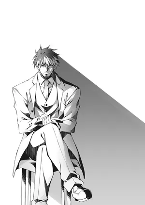 Highschool Dx D Azazel Sittingin Shadow Wallpaper