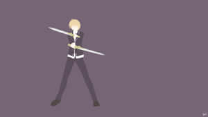 Highschool Dx D Character With Swords Wallpaper