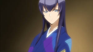 Highschool Of The Dead Saeko Kimono Wallpaper