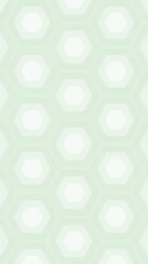 Hijau Hexagon Pattern Wallpaper