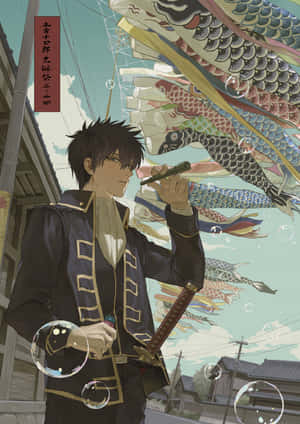 Hijikata Toshiro Koi Festival Artwork Wallpaper