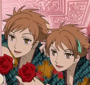 Hikaru Hitachiin's Charming Gaze Wallpaper