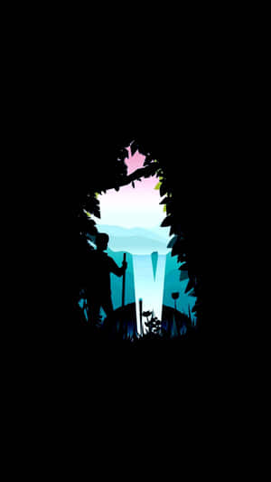 Hiker Vector Super Amoled Display Wallpaper