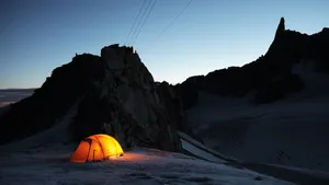 Hiking And Camping Wallpaper