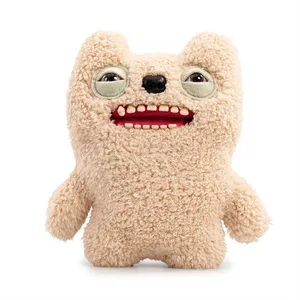 Hilariously Ugly Teddy Bear With A Goofy Smile Wallpaper