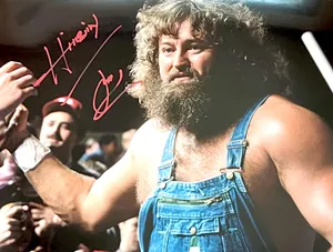 Hillbilly Jim Autographed Photo Wallpaper