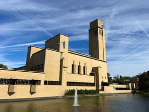 Hilversum Town Hall Architecture Wallpaper