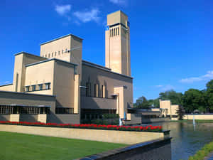 Hilversum Town Hall Architecture Wallpaper