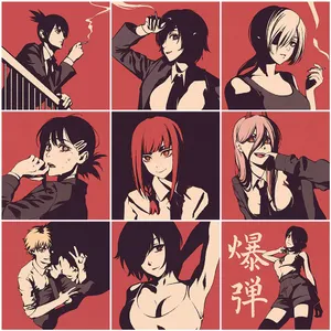 Himeno - A Courageous Spirit From Chainsaw Man Wallpaper