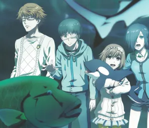 Hinami Fueguchi From Tokyo Ghoul Standing Under A Tree Wallpaper