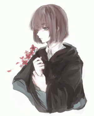 Hinami Fueguchi Striking A Pose With Her Kagune Wallpaper