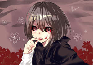 Hinami Fueguchi Unleashing Her Kagune Powers Wallpaper