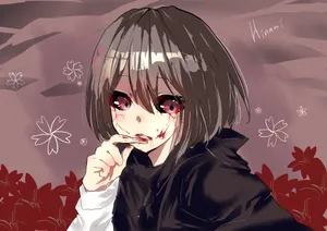 Hinami Fueguchi Unleashing Her Kagune Powers Wallpaper