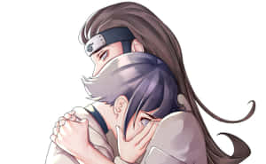 Hinata And Neji Hyuga Hug Wallpaper