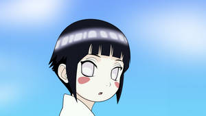 Hinata Hyuga Childish Blush Wallpaper