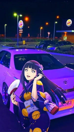 Hinata Hyuga Toyota Jdm Anime Wallpaper