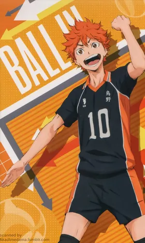 Hinata Shouyou—a Determined Path To Reach Your Goals Wallpaper