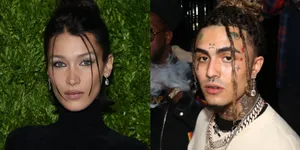 Hip Hop Artist Lil Pump Looking Forward Wallpaper