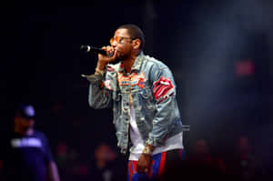 Hip Hop Artist Performance Concert Wallpaper