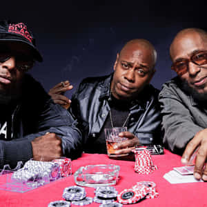 Hip Hop_ Artists_ Playing_ Poker Wallpaper