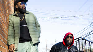 Hip Hop Duo Outdoors Wallpaper