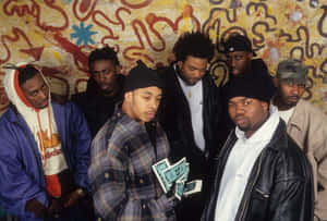 Hip Hop_ Group_ Graffiti_ Background Wallpaper