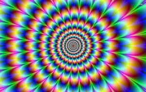 Hippie Pattern Cool Optical Illusions Wallpaper