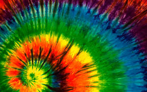 Hippie Vibe Tie-dye Design Wallpaper