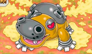 Hippowdon Releasing Sand Wallpaper