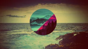 Hipster Nature Indie Art Wallpaper