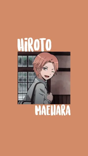 Hiroto Maehara Anime Character Wallpaper
