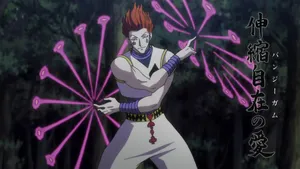 Hisoka 4k Bungee Gum Spin Wallpaper