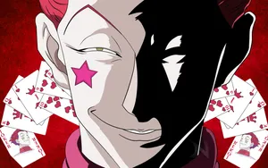 Hisoka 4k Evil Smile Wallpaper