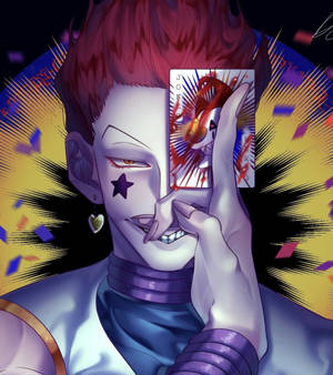 Hisoka 4k Joker Card Wallpaper