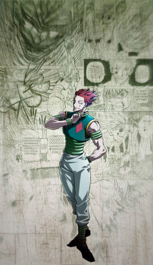 Hisoka 4k Manga Page Wallpaper