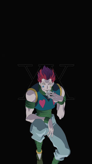 Hisoka Black Hunter X Hunter Logo Wallpaper