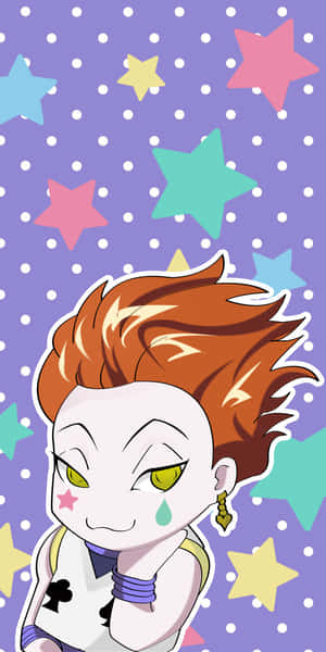 Hisoka Morow Displays His Enigmatic Persona Wallpaper