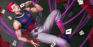 Hisoka Morow - The Enigmatic Trickster Magician Wallpaper