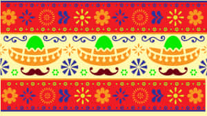 Hispanic Heritage Month Pattern Wallpaper
