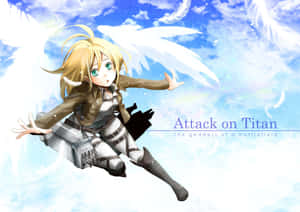 】historia Reiss, A Brave Warrior Ready To Face Danger Wallpaper