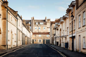 Historic Bath Street Scene Wallpaper