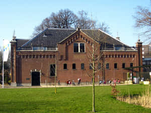 Historic Building Dordrecht Netherlands Wallpaper